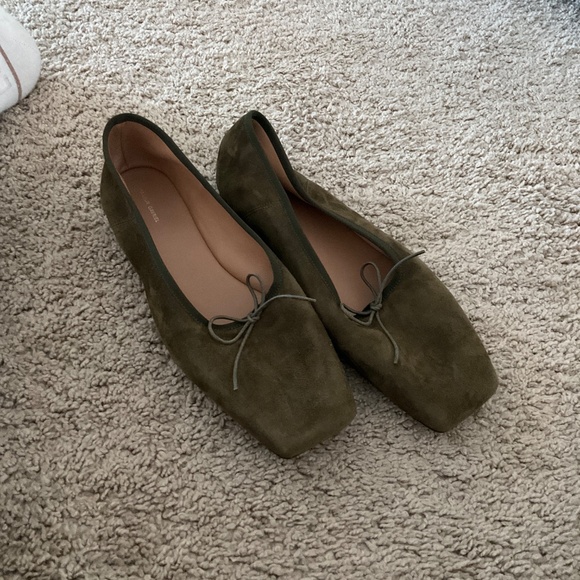 MANSUR GAVRIEL Square Toe Ballerina Flats $395 - Picture 5 of 12